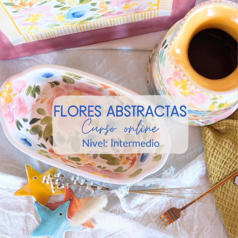 FLORES ABSTRACTAS EN CERÁMICA – Curso Online